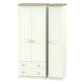 ROM141 Tall Triple 2 Drawer Robe