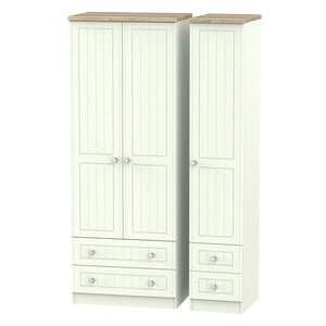 ROM161 Tall Triple 2 Drawer + Drawer Robe