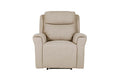 Rus-351-MH 1 Seater Electric Recliner - Mushroom Fabric