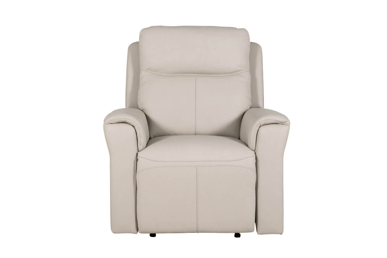 Rus-351-ST 1 Seater Electric Recliner - Stone Leather