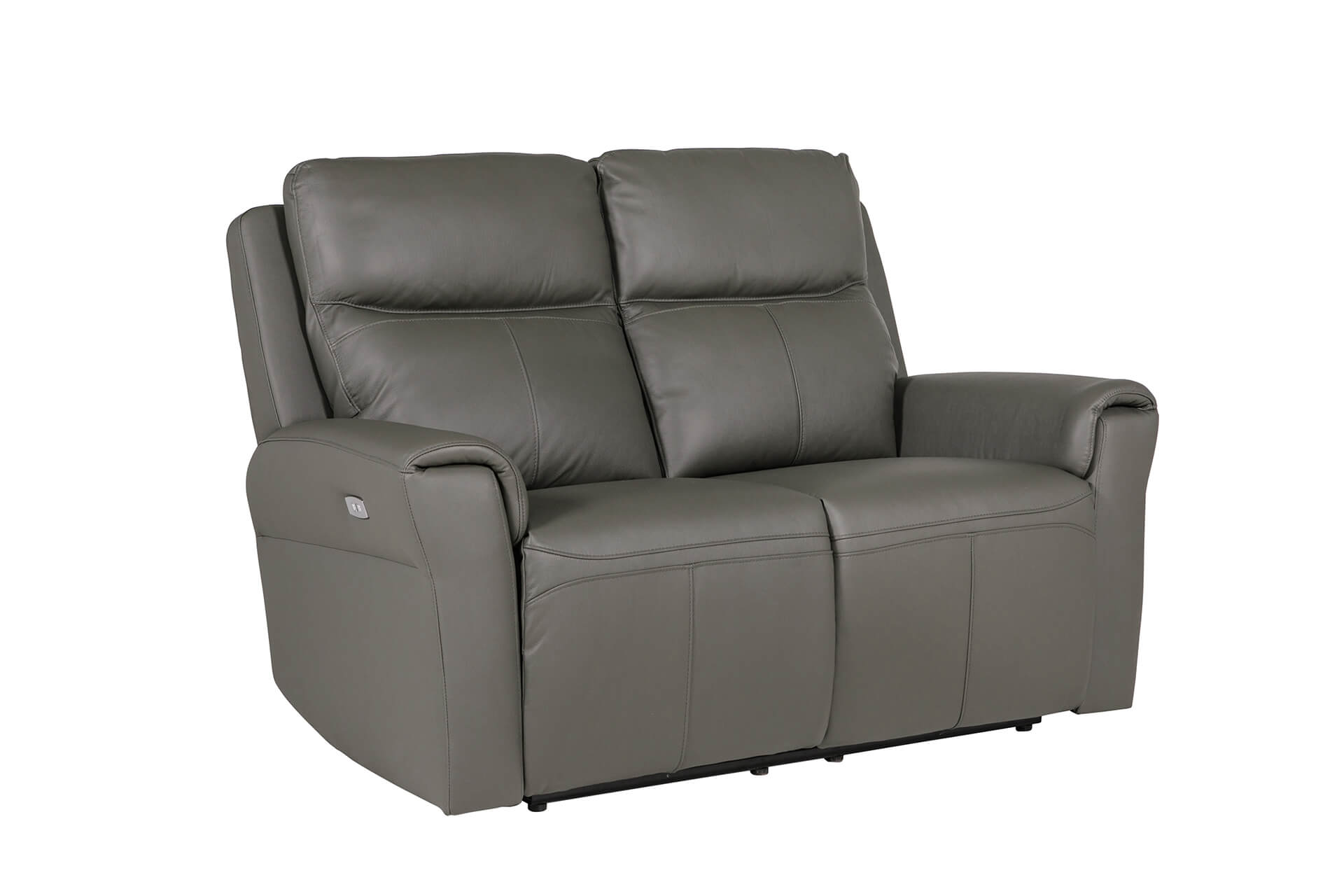 Rus-352-AH 2 Seater Electric Recliner - Ash Leather