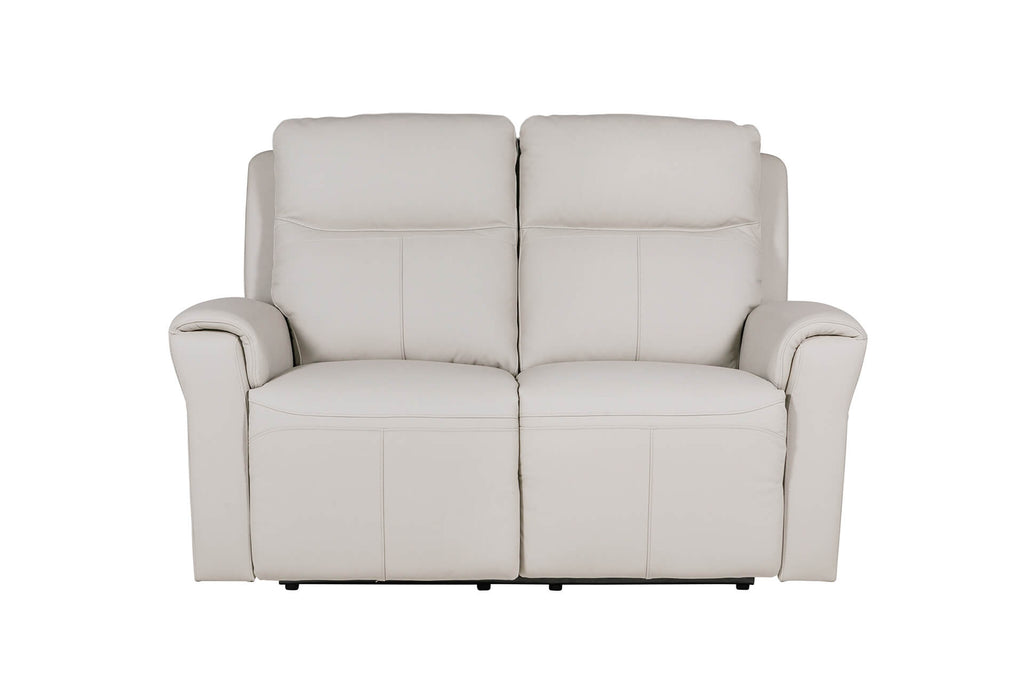 Rus-352-ST 2 Seater Electric Recliner- Stone Leather