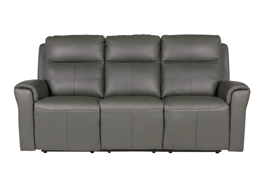 Rus-353-AH 3 Seater Electric Recliner - Ash Leather