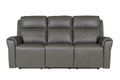 Rus-353-AH 3 Seater Electric Recliner - Ash Leather