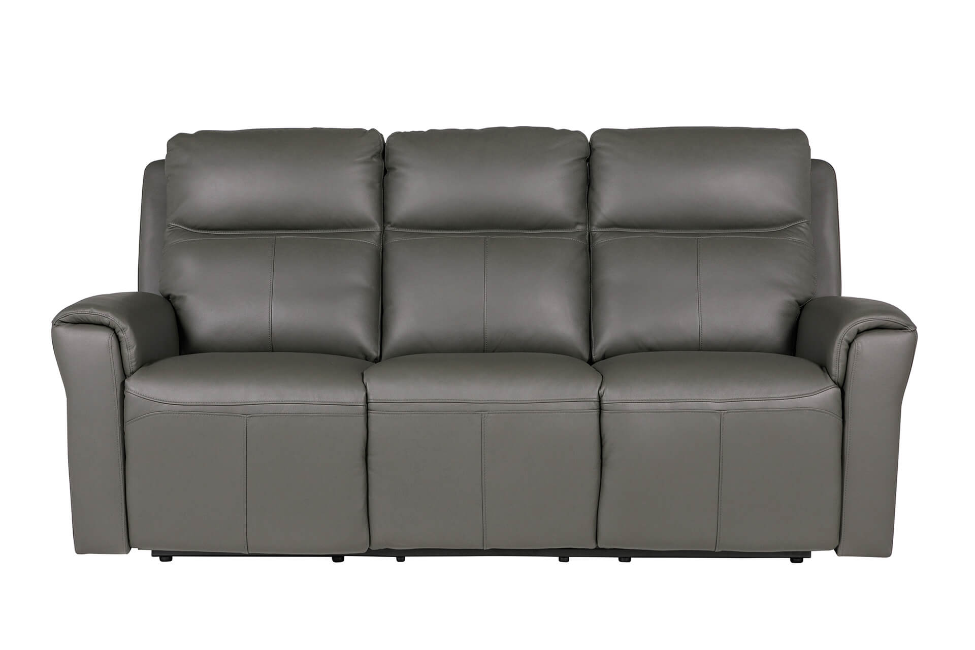 Rus-353-AH 3 Seater Electric Recliner - Ash Leather