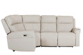 Rus-359-ST Corner Group Electric Recliner (4pcs) - Stone Leather