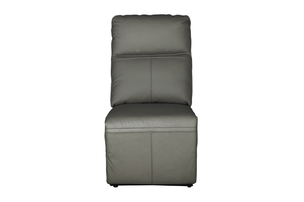 Rus-509-AH Armless Sectional - Ash Leather