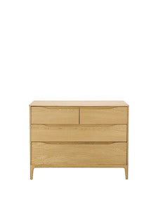 4 Drawer Low Wide Chest