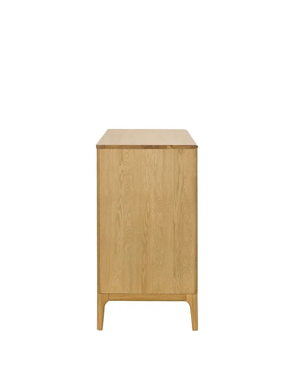 Rimini - 3283 - 4-drawer-low-wide-chest - cutoutSide-1 - Oak - CM-Oak-5.jpg