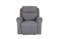 Rus-351-CL 1 Seater Electric Recliner - Charcoal Fabric