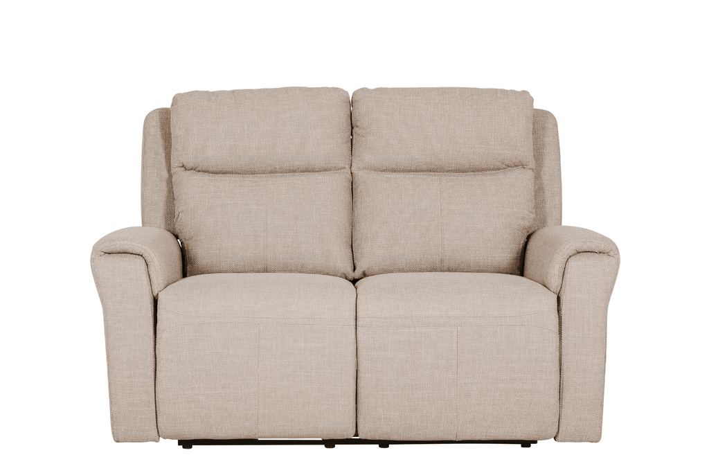 Rus-352-MH 2 Seater Electric Reclininer - Mushroom Fabric