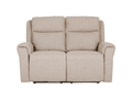 Rus-352-MH 2 Seater Electric Reclininer - Mushroom Fabric