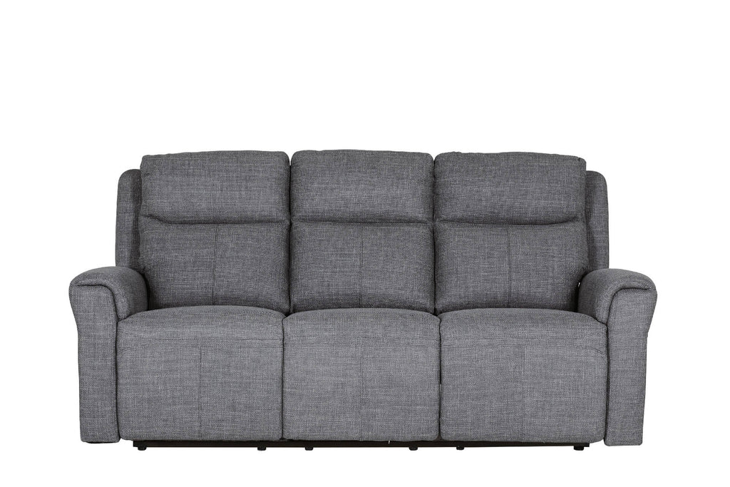Rus-353-CL 3 Seater Electric Recliner - Charcoal Fabric