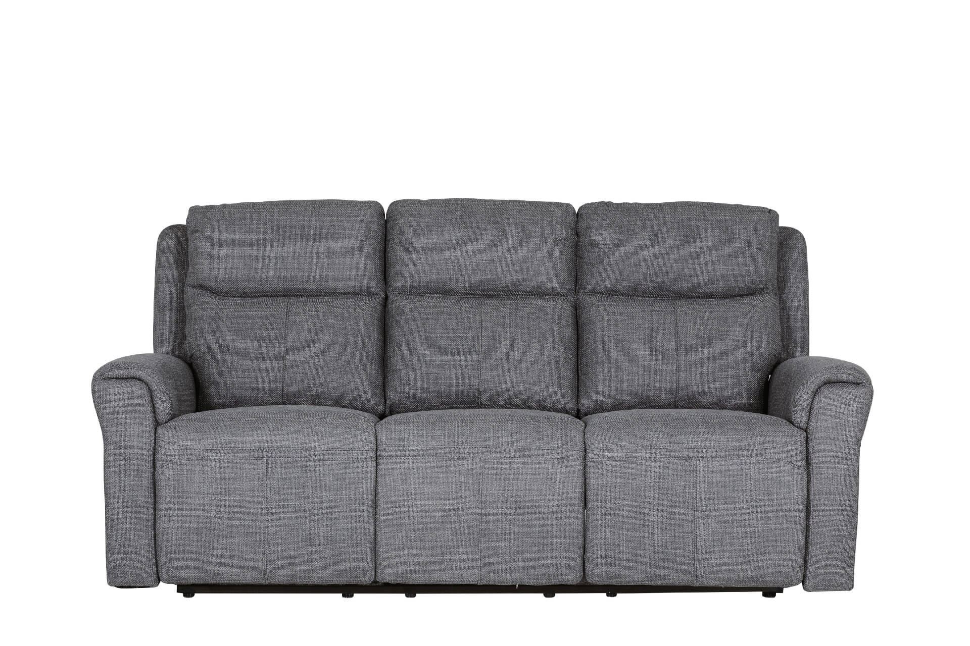 Rus-353-CL 3 Seater Electric Recliner - Charcoal Fabric