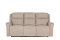Rus-353-MH 3 Seater Electric Recliner - Mushroom Fabric