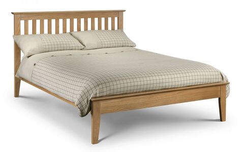 SAL102 Shaker Bed 135Cm Oak