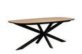 Sda-200-BN Dining Table Oval 2000mm - Oak
