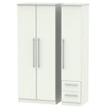 SHE150 Triple Plain + Drawer Robe