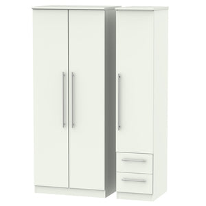 SHE150 Triple Plain + Drawer Robe