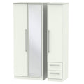 SHE157 Triple Mirror + Drawer Robe