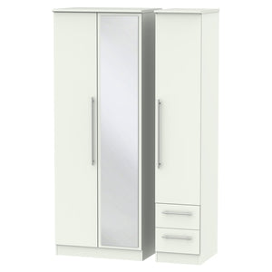 SHE167 Triple Mirror + Drawer Robe