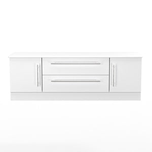 2 Door/ 2 Drawer Wide TV Unit