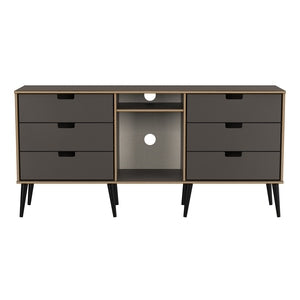 6 Drawer TV Unit