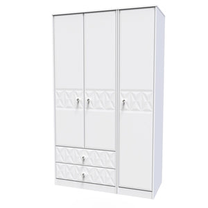 141 Tall Triple 2 Drawer Robe