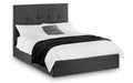 SOR010 High Headboard Bed 180Cm - Slate Linen