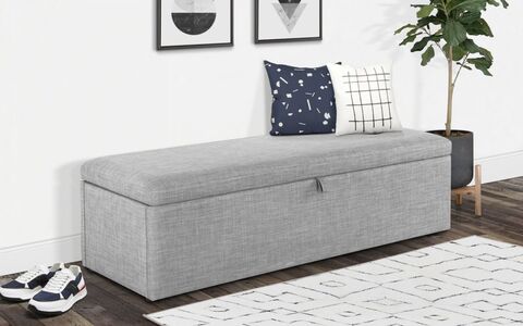 SOR404 Blanket Box Light Grey