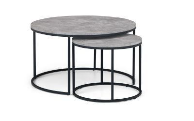 STA107 Concrete Round Nesting Coffee Table