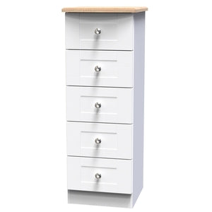 SUS003 5 Drawer Bedside