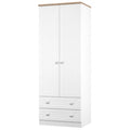 SUS081 2 Drawer Double Wardrobe