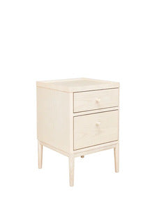3885 Two Drawer Bedside Cabinet
