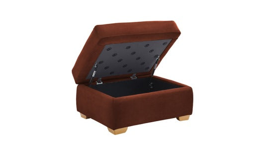 4WS78 Store Footstool with Show wood