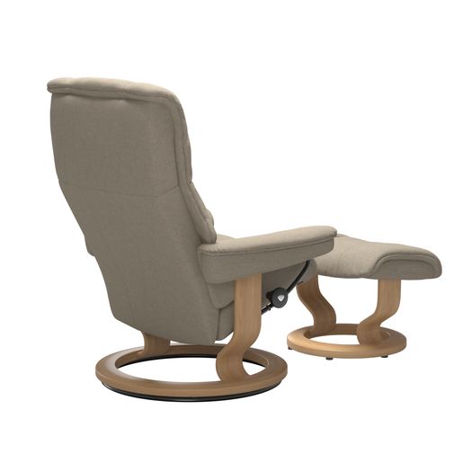 Stressless Mayfair Recliner Chair & Stool – Classic Base