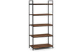 TRI505 Tall Bookcase - Walnut
