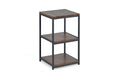 TRI521 Tall Narrow Side Table Walnut