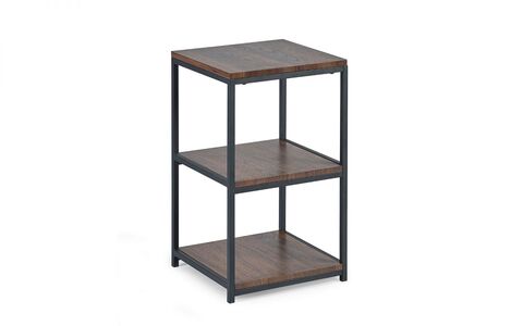 TRI521 Tall Narrow Side Table Walnut
