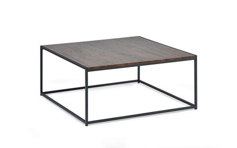 TRI524 Square Coffee Table Walnut