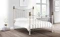 VIC003 Stone White Bed 150Cm