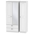 VIC132 Triple 2 Drawer Mirror Robe