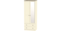 VIE082 2ft6in 2 Drawer Mirror Robe
