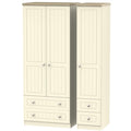 VIE151 Triple 2 Drawer + Drawer Robe