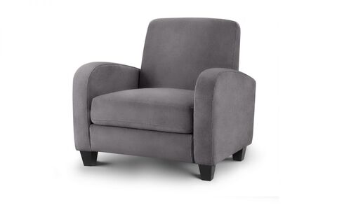 Chair In Dusk Grey Chenille