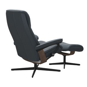 Chair W/ Footstool - Power Leg + Back