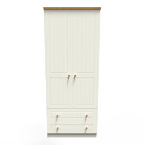 2ft6in 2 Drawer Robe