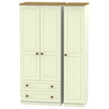 WAR131 Triple 2 Drawer Robe