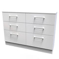 WOR015 6 Drawer Midi Chest