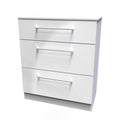 WOR049 3 Drawer Deep Chest